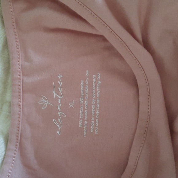 Elegantees Pink Ruffle Midi Dress XL - Picture 4 of 4